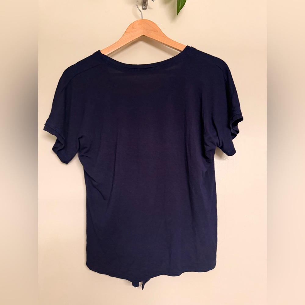Veronica M. essentials shirt navy blue size Small - Picture 3 of 7